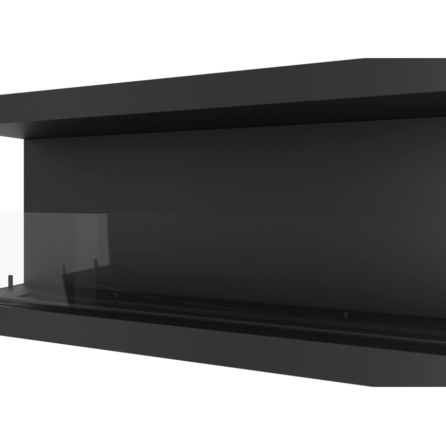 InFire - Ugradbeni BIO kamin 120x50 cm 5kW crna