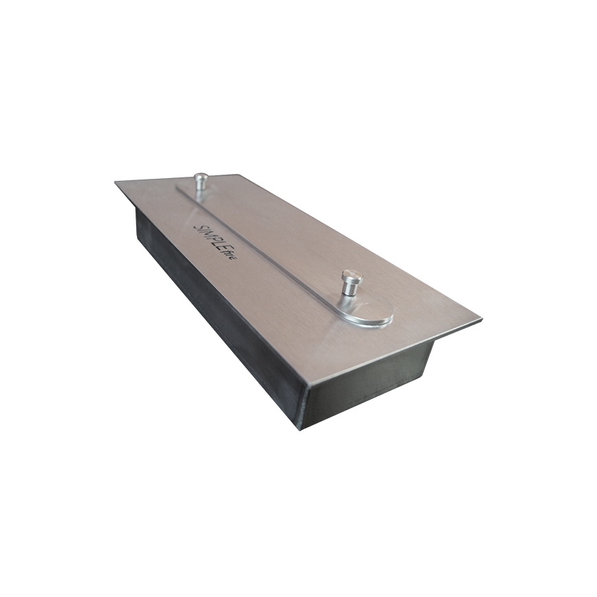 InFire - Ugradbeni BIO kamin 49x60 cm 3kW crna