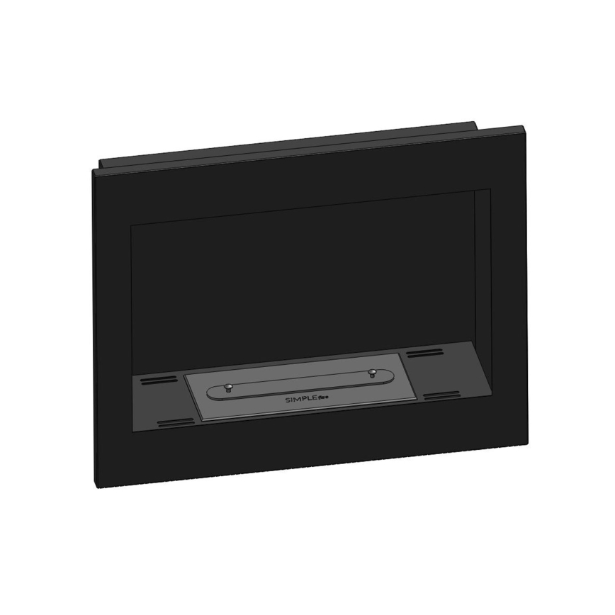InFire - Ugradbeni BIO kamin 49x60 cm 3kW crna