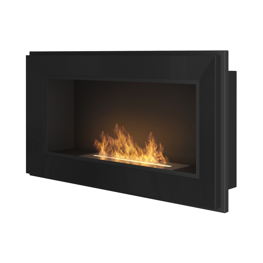 InFire - Ugradbeni BIO kamin 49x90 cm 3kW crna