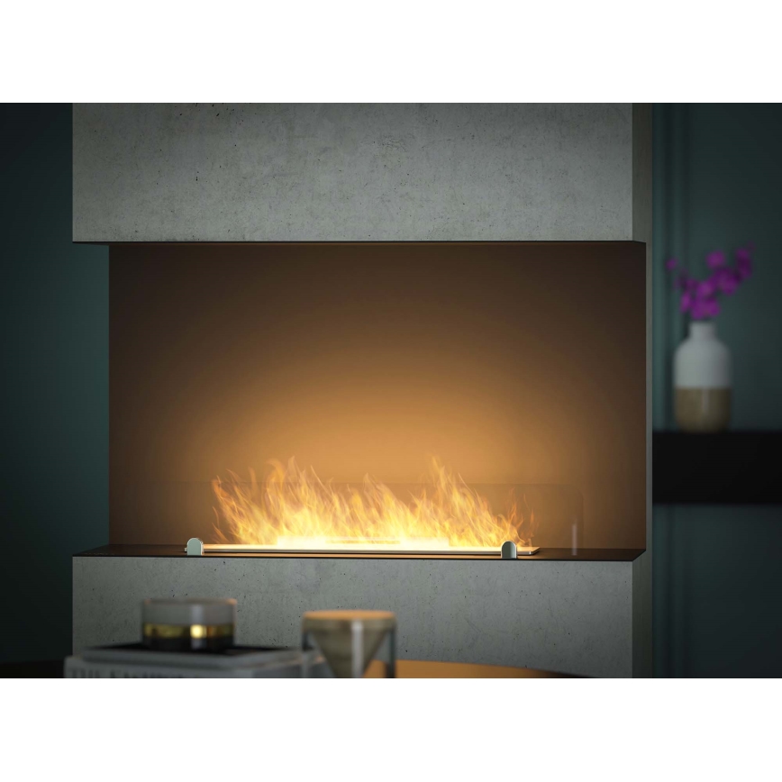 InFire - Ugradbeni BIO kamin 80x45 cm 3kW crna