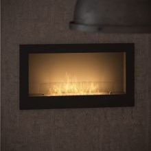 InFire - Ugradbeni BIO kamin 90x50 cm 3kW crna