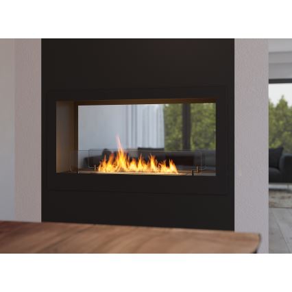 InFire - Ugradbeni BIO kamin 90x50 cm 3kW dvostrani