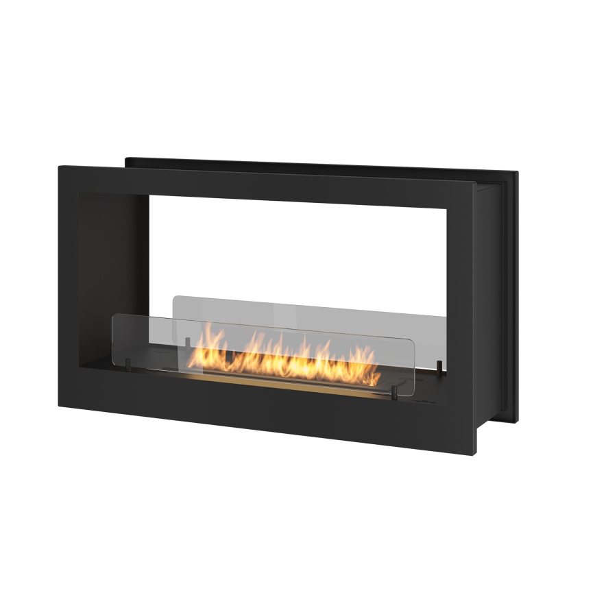 InFire - Ugradbeni BIO kamin 90x50 cm 3kW dvostrani