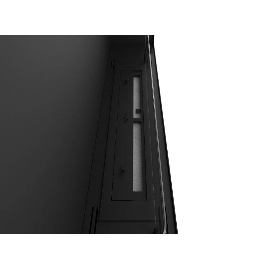 InFire - Ugradbeni BIO kamin 90x50 cm 3kW crna