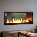 InFire - Ugrađeni BIO kamin 48,5x123,5 cm 6kW crna