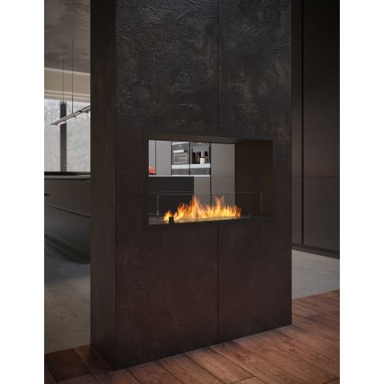 InFire - Ugrađeni BIO kamin 48,5x83,5 cm 3,5kW crna