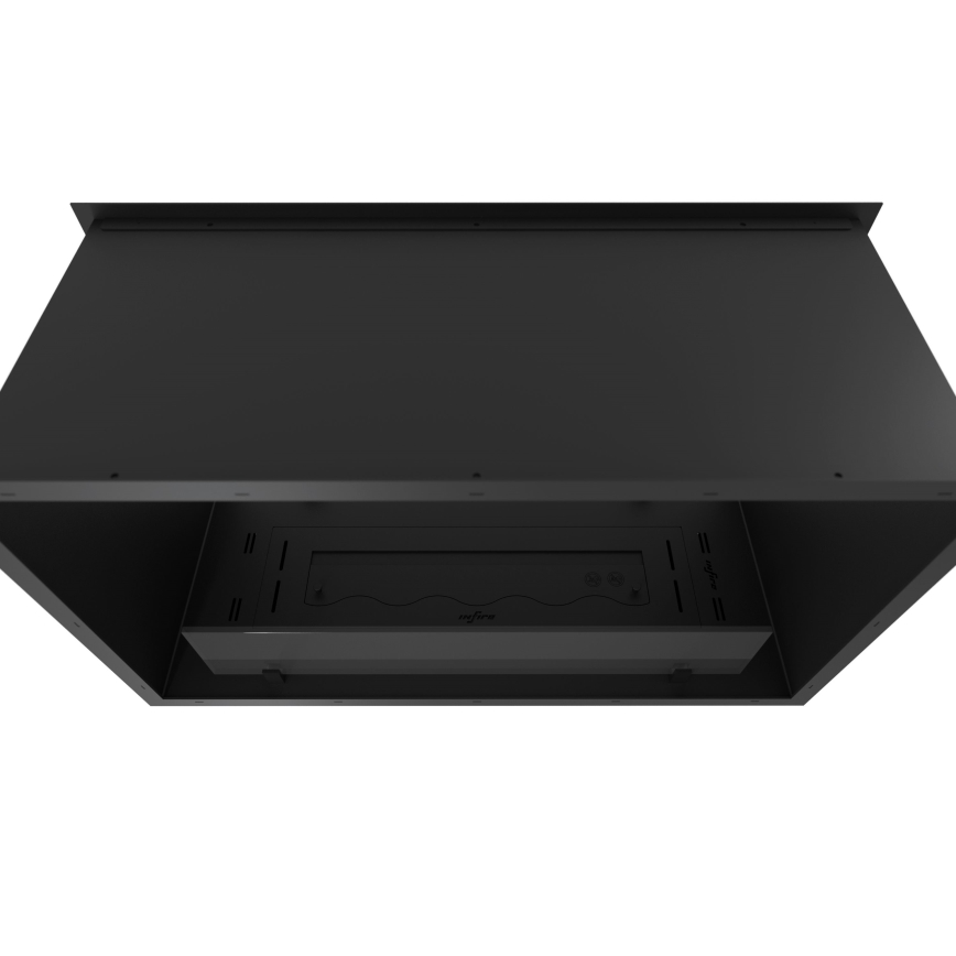 InFire - Ugrađeni BIO kamin 48,5x83,5 cm 3,5kW crna