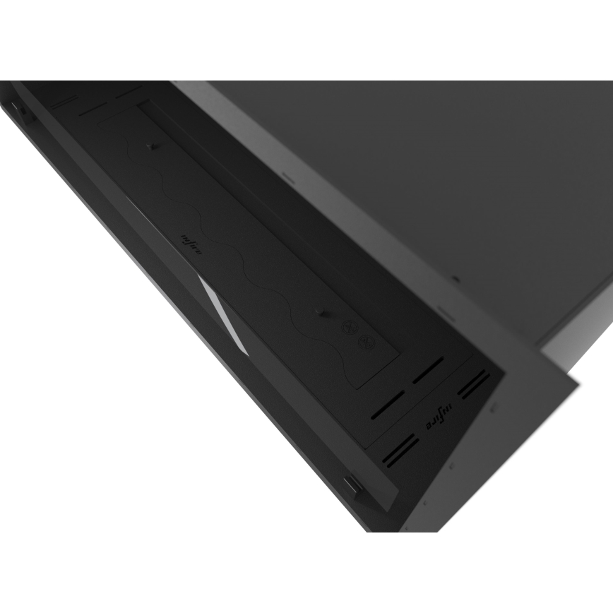 InFire - Ugrađeni BIO kamin 49,4x104,4 cm 6kW crna