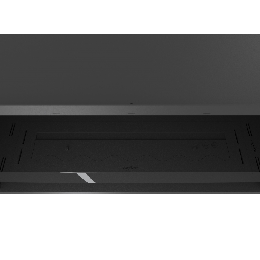 InFire - Ugrađeni BIO kamin 49,4x104,4 cm 6kW crna