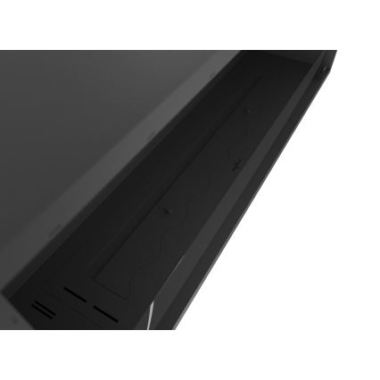 InFire - Ugrađeni BIO kamin 49,4x124,4 cm 6kW crna