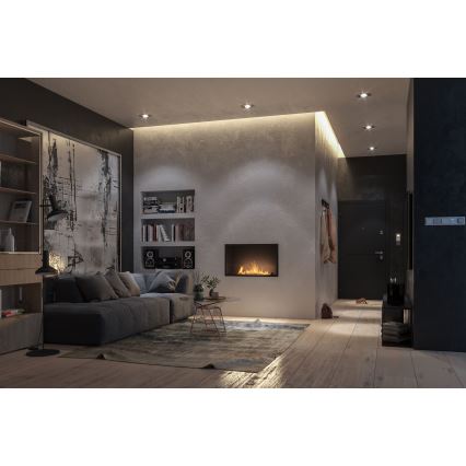 InFire - Ugrađeni BIO kamin 49,4x84,4 cm 3,5kW crna