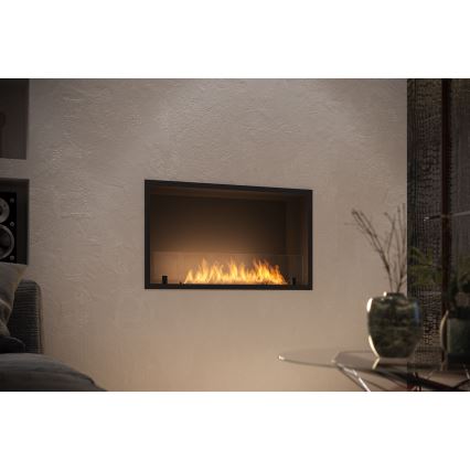 InFire - Ugrađeni BIO kamin 49,4x84,4 cm 3,5kW crna