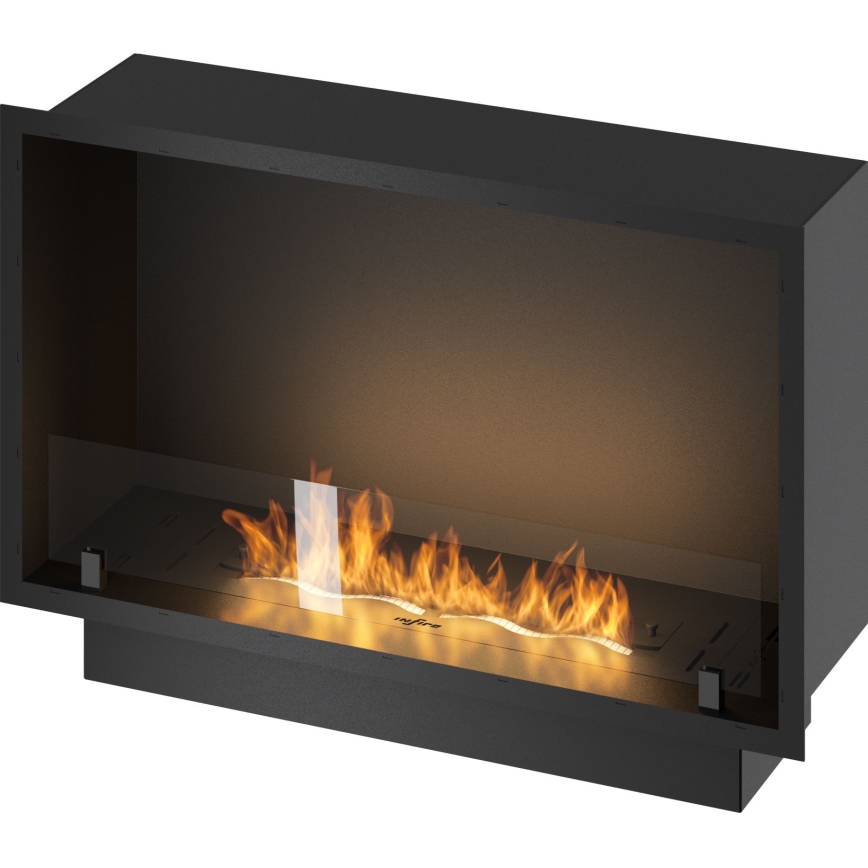 InFire - Ugrađeni BIO kamin 49,4x84,4 cm 3,5kW crna