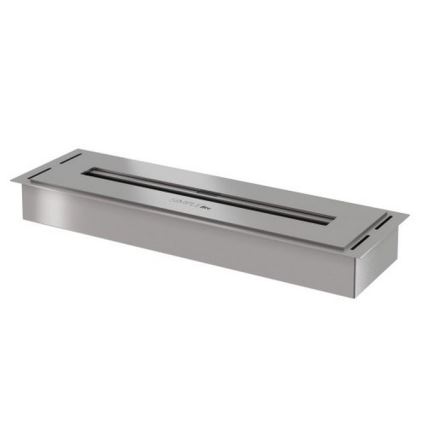 InFire - Ugrađeni BIO kamin 5,5x50 cm 3kW mat krom