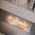 InFire - Ugrađeni BIO kamin 5,5x50 cm 3kW mat krom