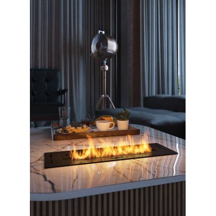 InFire - Ugrađeni BIO kamin 7,5x50 cm 3,5kW crna