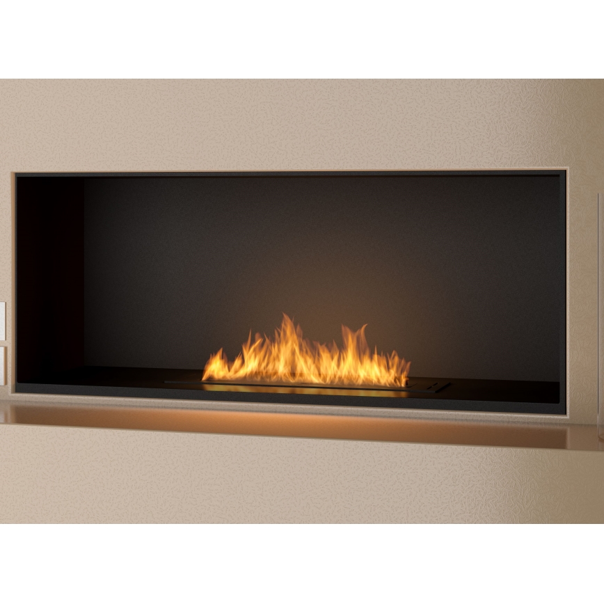 InFire - Ugrađeni BIO kamin 7,5x60 cm 3,5kW crna