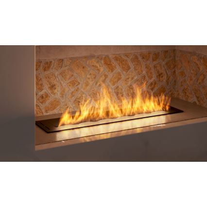 InFire - Ugrađeni BIO kamin 7,5x80 cm 6kW crna