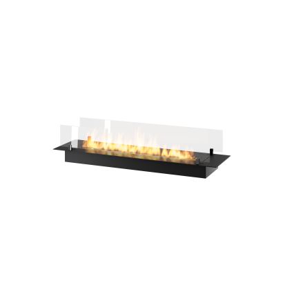 InFire - Ugrađeni BIO kamin 8,5x120 cm 6kW crna