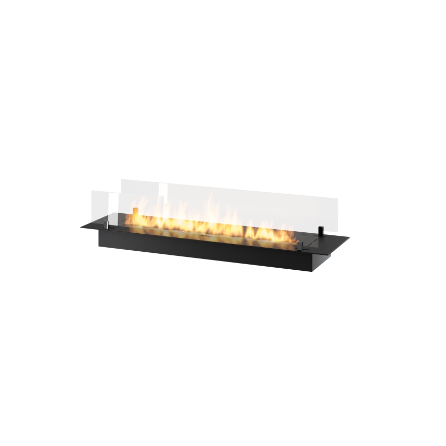 InFire - Ugrađeni BIO kamin 8,5x120 cm 6kW crna