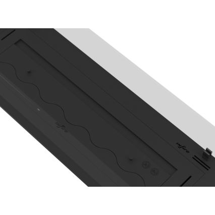 InFire - Ugrađeni BIO kamin 8,5x120 cm 6kW crna