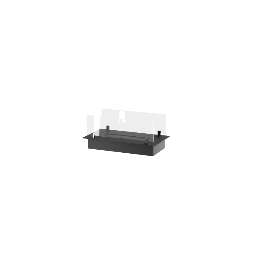 InFire - Ugrađeni BIO kamin 8,5x60 cm 3,5kW crna