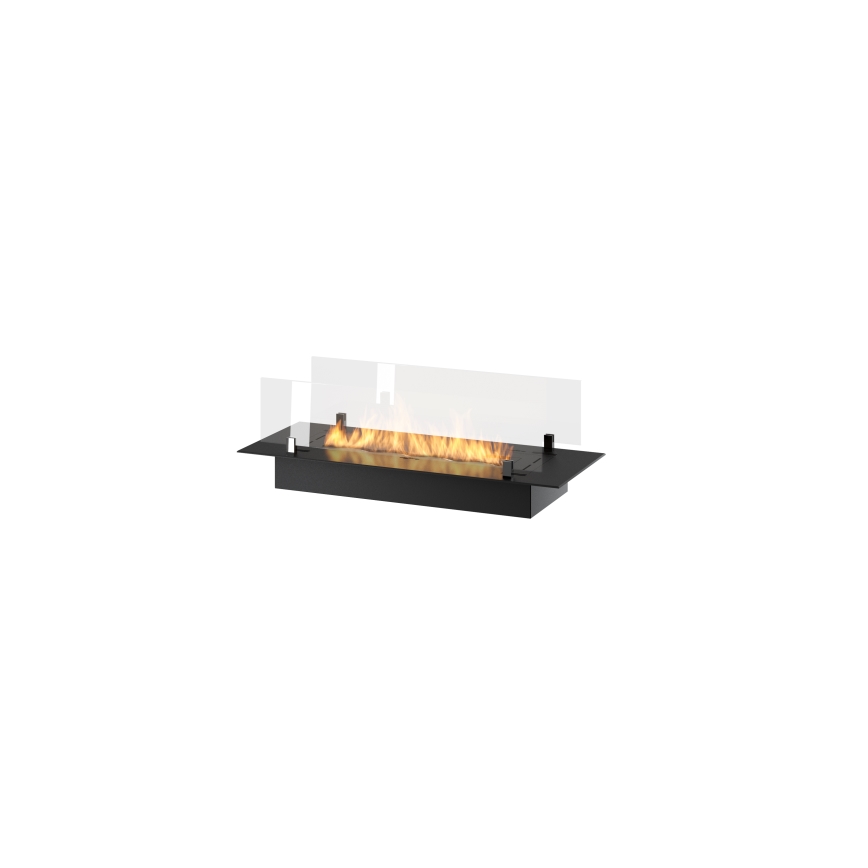 InFire - Ugrađeni BIO kamin 8,5x80 cm 3,5kW crna