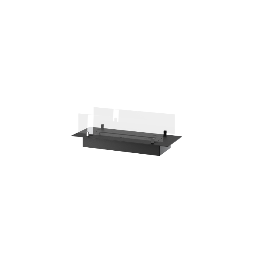 InFire - Ugrađeni BIO kamin 8,5x80 cm 3,5kW crna