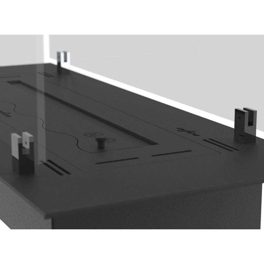 InFire - Ugrađeni BIO kamin 8,5x80 cm 3,5kW crna