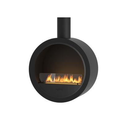 InFire - Viseći BIO kamin pr. 70 cm 3kW crna