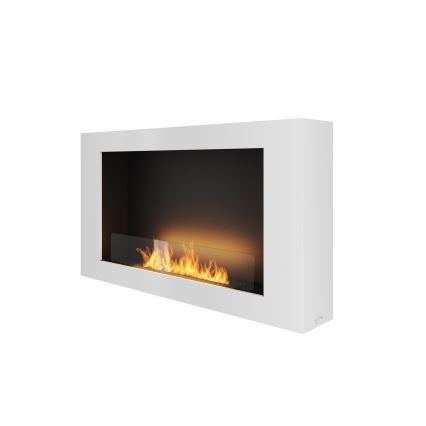 InFire - Zidni BIO kamin 100x56 cm 3kW bijela