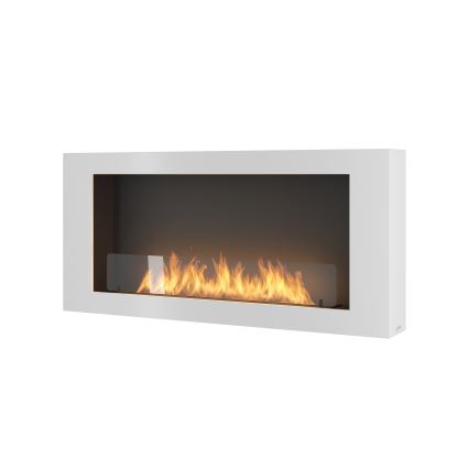 InFire - Zidni BIO kamin 120x56 cm 3kW bijela