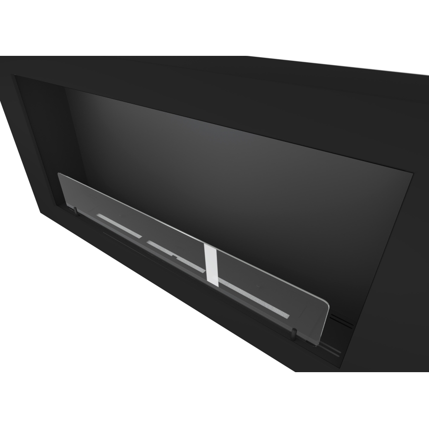 InFire - Zidni BIO kamin 120x56 cm 3kW crna