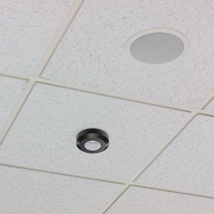 Infracrveni senzor pokreta 360° 200W/230V crne boje