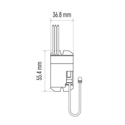 Infracrveni senzor pokreta PIR B 800W/230V