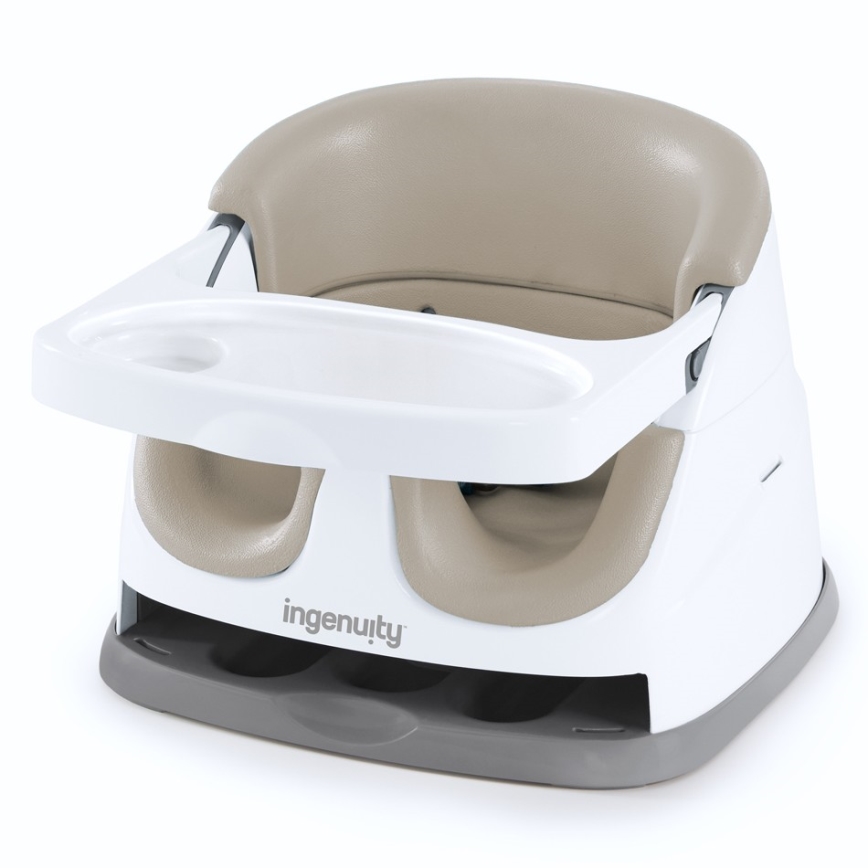 Ingenuity - Booster za stolicu 2u1 BABY BASE bež