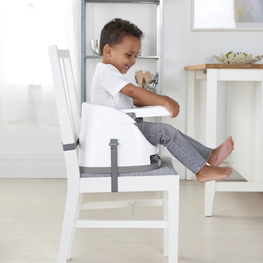 Ingenuity - Booster za stolicu 2u1 BABY BASE bež