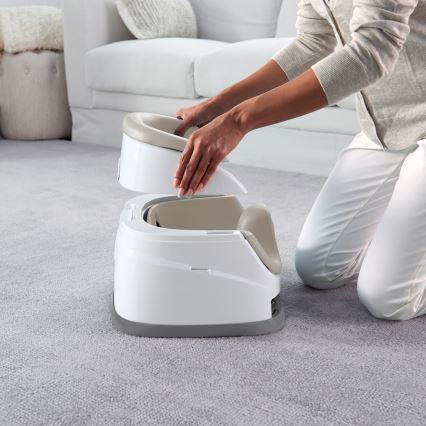 Ingenuity - Booster za stolicu 2u1 BABY BASE bež