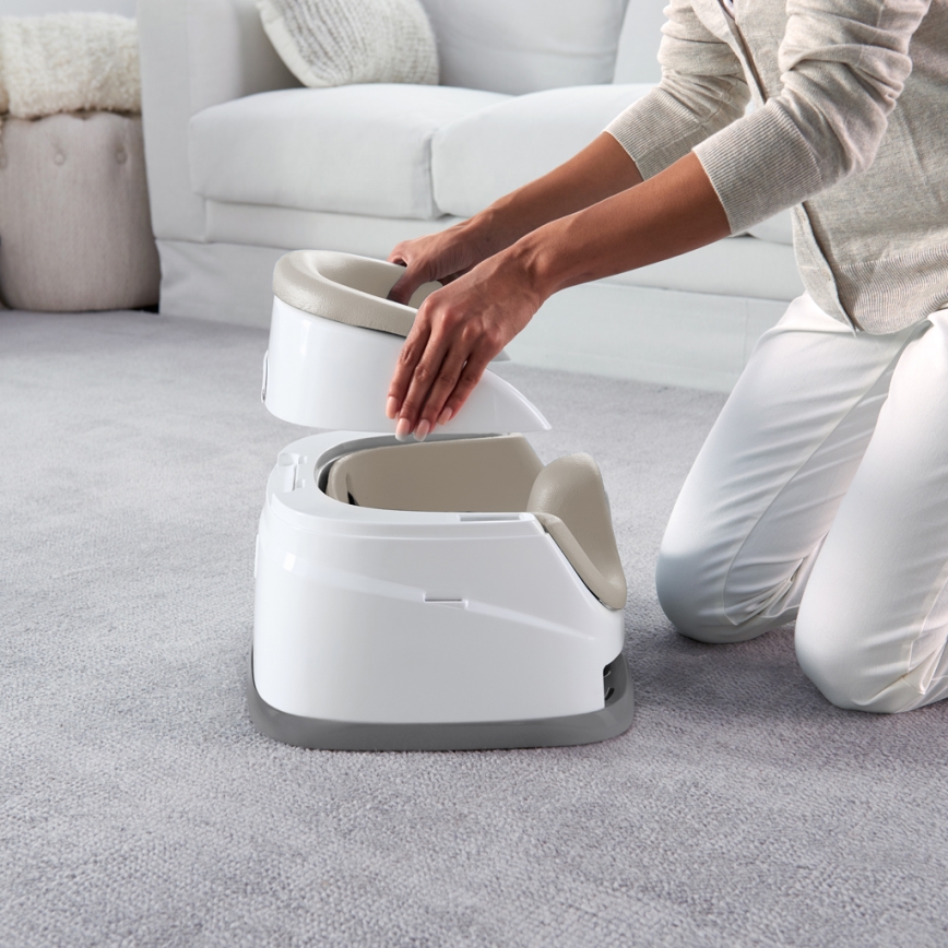 Ingenuity - Booster za stolicu 2u1 BABY BASE bež