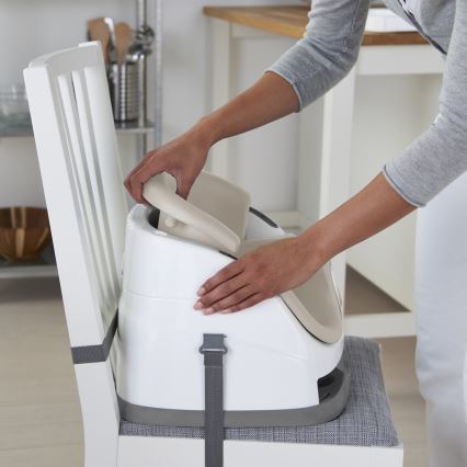 Ingenuity - Booster za stolicu 2u1 BABY BASE bež