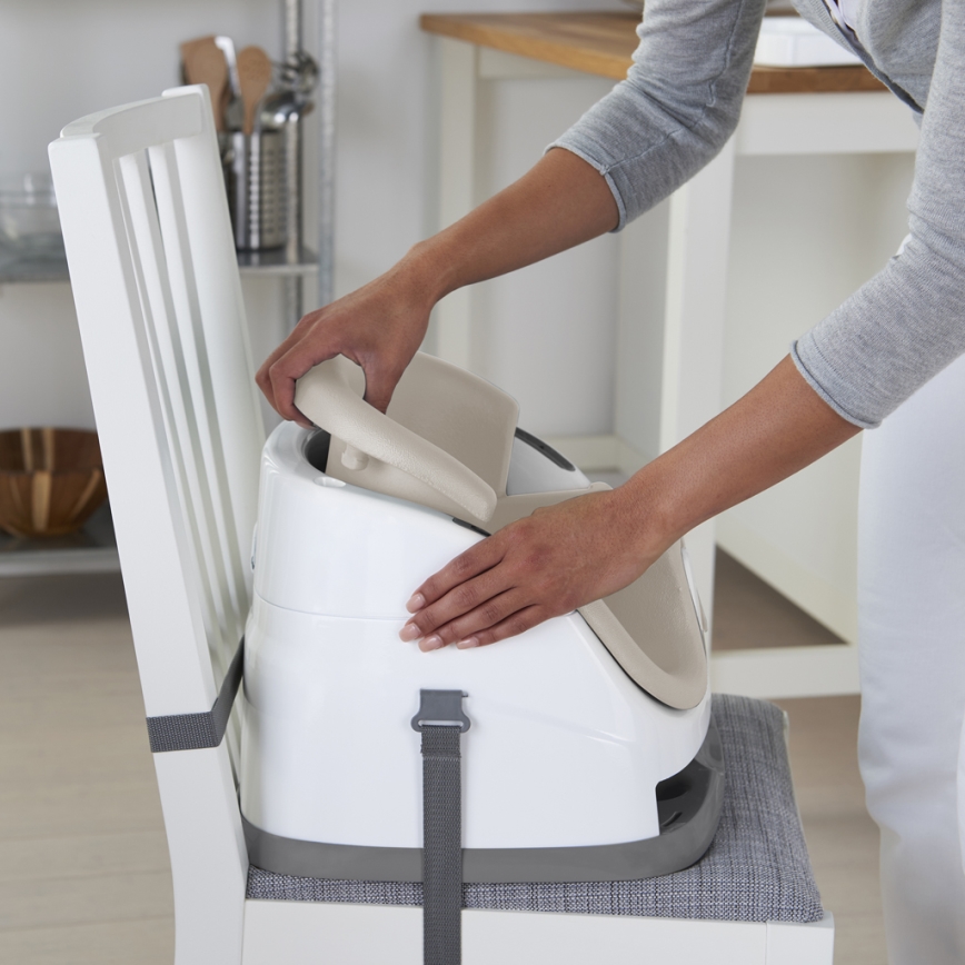 Ingenuity - Booster za stolicu 2u1 BABY BASE bež