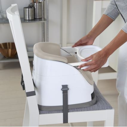 Ingenuity - Booster za stolicu 2u1 BABY BASE bež