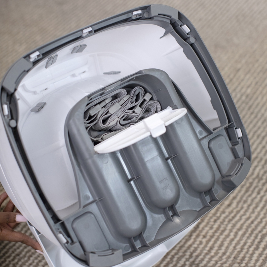 Ingenuity - Booster za stolicu 2u1 BABY BASE bež