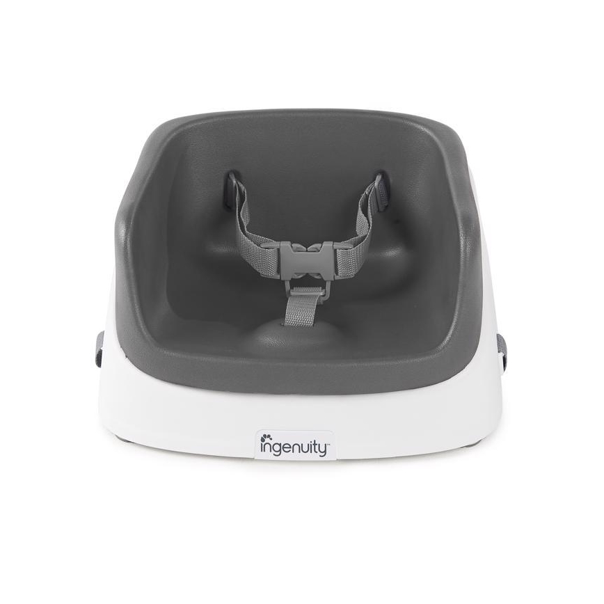 Ingenuity - Booster za stolicu 2u1 SMARTCLEAN TODDLER siva