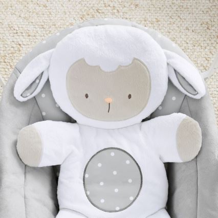 Ingenuity - Dječja ljuljačka s melodijom CUDDLE LAMB 4xLR14