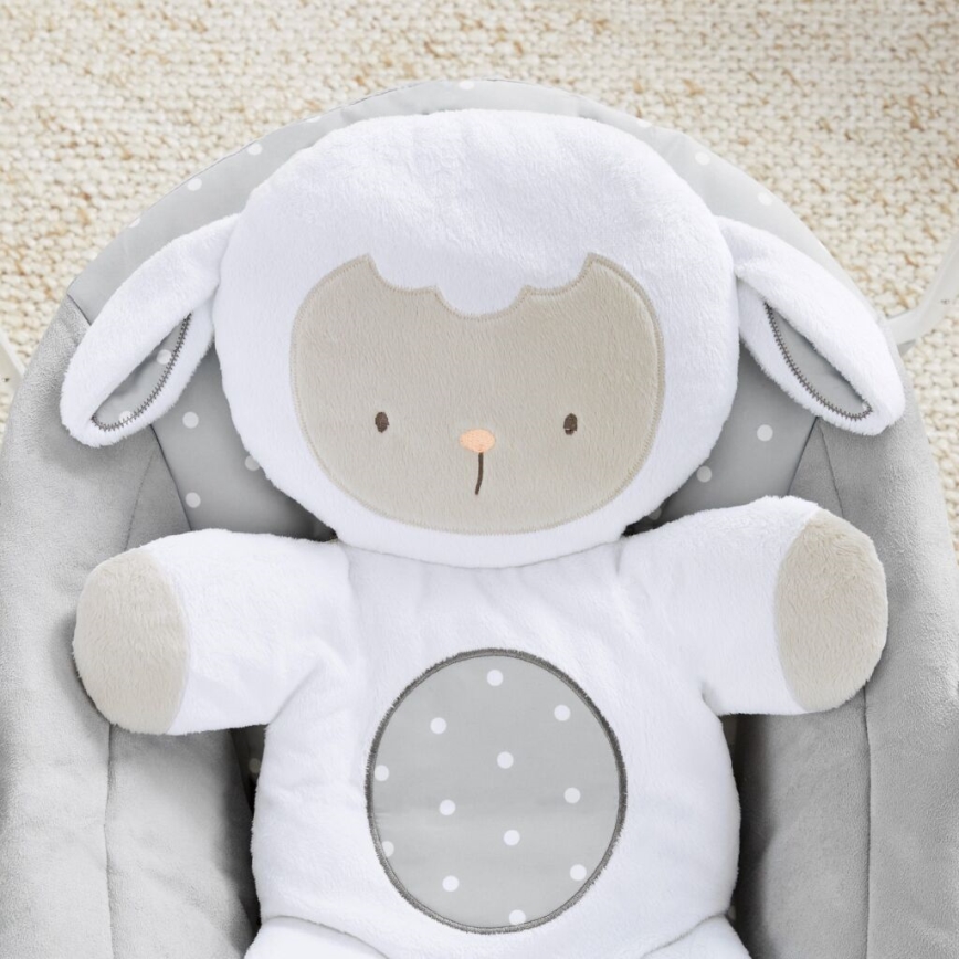 Ingenuity - Dječja ljuljačka s melodijom CUDDLE LAMB 4xLR14