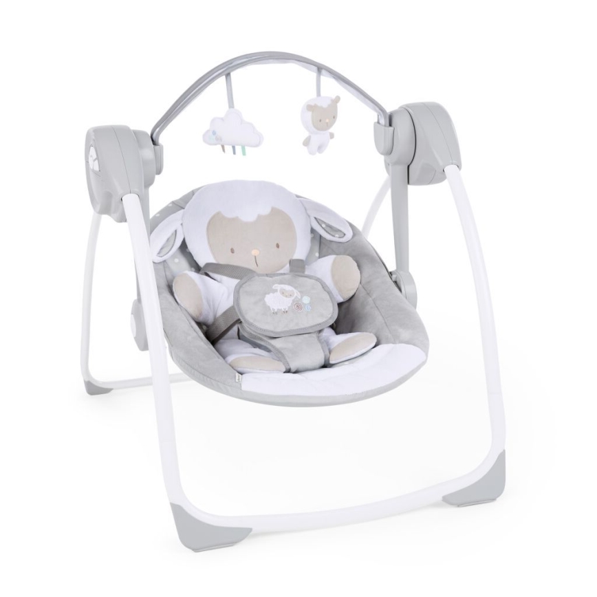 Ingenuity - Dječja ljuljačka s melodijom CUDDLE LAMB 4xLR14