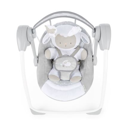 Ingenuity - Dječja ljuljačka s melodijom CUDDLE LAMB 4xLR14