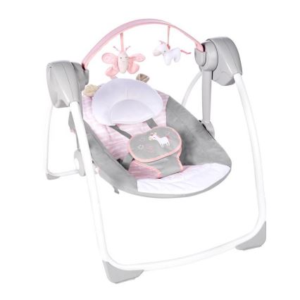 Ingenuity - Dječja ljuljačka s melodijom FLORA THE UNICORN 4xLR14
